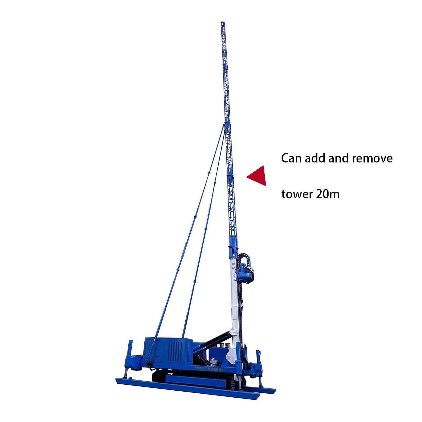 Crawler altxatutako jet grouting zulaketa rig